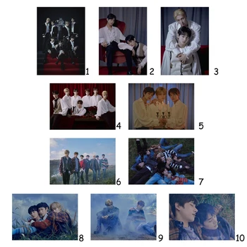 K-POP ENHYPEN Plakatas Lomo Korteles Savarankiškai Padarė Popieriaus HD Photocard Gerbėjų Dovana 29.7*42cm