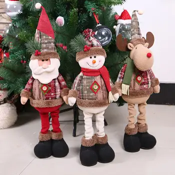 Kalėdų Elf Lėlės Kalėdų Dekoracijas Namų Pakabučiai Navidad Kalėdų Eglučių Papuošalai Kabinti Lėlės Amatų Dekoras