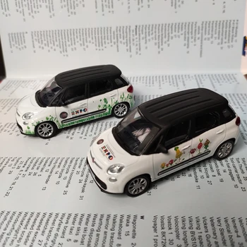 Karšto automobilių 1/43 FIAT lieti automobilio modelį rodo žaislas automobilis paspirtukas berniukui dovana žaislai