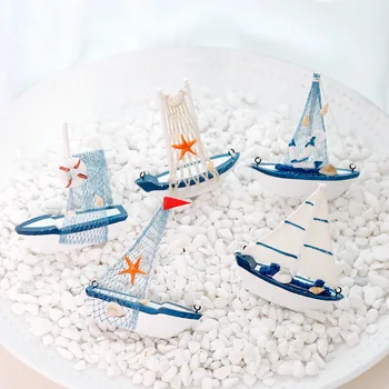 Karšto Jūrų Laivybos Kūrybos Burlaivis Režimas Kambario Dekoro Figūrėlės Miniatiūros Viduržemio Jūros Regiono Stiliaus Laivas Laivelį Namų Puošyba