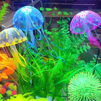 Karšto Naujas Karšto Žėrintis Poveikis Dirbtinis Medūzos, Žuvų Bakas Akvariumo Apdaila Mini Povandeninis Laivas Ornamentu Povandeninis Pet Apdaila