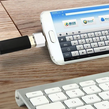 Karšto Parduoti! Kokybės Duomenų Nešiojamų OTG Konverteris, Micro USB Male Į USB 2.0 Moterų Adapteris, Skirtas 