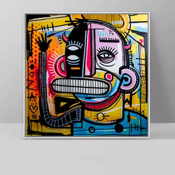 Karšto Tapybos Grafiti Jean Michel Basquiat Užsakymą Plakato Modernios Sienos Menas Nuotraukų Spausdinimo Drobės Tapybos Svetainės Namų Dekoro
