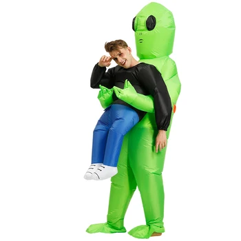 Karšto Žalia Svetimų kostiumas Pripučiamas kostiumas Cosplay kostiumų Juokingas Kostiumas Šalis kostiumas Helovinas Fancy Dress Kostiumai suaugusiems vaikams
