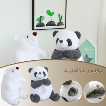 Kawaii Plushie Lėlės Audinių Langelį Asmeninį Mielas Panda polar bear Dvejopos paskirties Popieriaus Siurbimo Namų Dekoro Pliušinis Žaislas Vaikams Suaugusiųjų