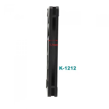 KAZE-1212 Slim 120x120x12MM PWM 4PIN Fan 400~1700RPM,Slient Kompiuterio Plonas,Super Šviesos Ventiliatorius 12v K-1212 SC1212SL2H