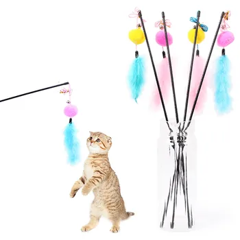 Kačiukas Katė Kibinimas Interaktyvus Žaislas Stogams, Bell ir Plunksnų #573