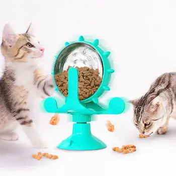 Kačių Maistas Lesyklos Kamuolys Pet Interaktyvus Žaislas Vėjo Malūnas Varantys Protingesni Kačių, Šunų Žaisti Žaislai Gydyti Kamuolys Drebulys Šunims Didėja
