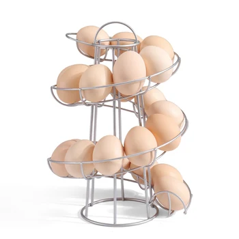 Kiaušinių Laikiklis Stovėti Modernus Spirale Balionėlis stalčiuko Sutaupyti Vietos Virtuvėje GRSA889
