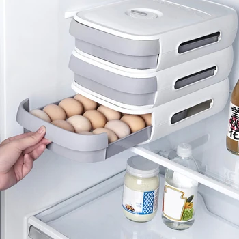 Kiaušinių Laikymo Dėžutė Stalčių Šaldytuve Švieži-išlaikyti Kiaušinių Bako Langelis Namų Virtuvės Kiaušinių Dėklas Turėtojas Maistą Šviežią Išsaugojimas