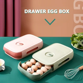 Kiaušinių Laikymo Dėžutė Stalčių Šaldytuve Švieži-išlaikyti Kiaušinių Bako Langelis Namų Virtuvės Kiaušinių Dėklas Turėtojas Maistą Šviežią Išsaugojimas