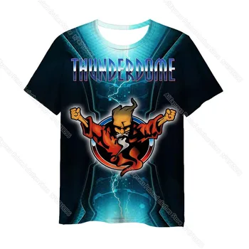 Kietas Unisex Thunderdome 3D Spausdinimo T Marškinėliai Vasarą Suaugusiųjų Animacinių, Anime, T-marškinėliai Moterims Tshirts Tee Viršūnes Camiseta Streetwear