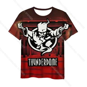 Kietas Unisex Thunderdome 3D Spausdinimo T Marškinėliai Vasarą Suaugusiųjų Animacinių, Anime, T-marškinėliai Moterims Tshirts Tee Viršūnes Camiseta Streetwear
