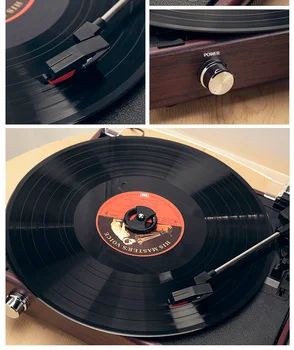 [Kinija] patefono vinilo grotuvas nešiojama stereo LP grotuvų 