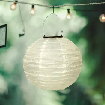 Kinijos Žibintų Kabo Lempa Turas 10in LED Saulės Žibintai Medžiaga Festivalis Vandeniui Lauko Sodo Gimtadienio, Vestuvių Dekoravimas