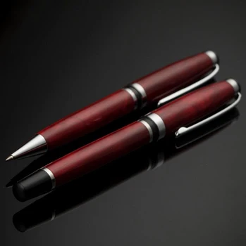 Klasikinis Dizainas Raudona Mediena Formos Metalo Roller Tušinukas Office Rašyti Verslo Pen 820 Pirkti 2 Rašikliai Siųsti Dovana