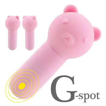 Klitorio Stimuliatorius G-spot Massager tiek tenka Vibratorius Kulka Vibruojantis Kiaušinis Sekso Žaislai Moterims, 10 Dažnis