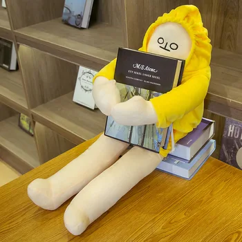 Korėjos Populiarus Anime Nuraminti Lėlės WOONGJANG Kawaii Pakabukas Lėlės Geltonas Bananų Vyras Pliušinis Žaislas Gimtadienio Dovanos Vaikams Baby