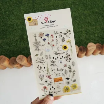 Korėjos Sonia Scrapbooking Lipdukas The Secret Garden Kanceliarinės prekės 