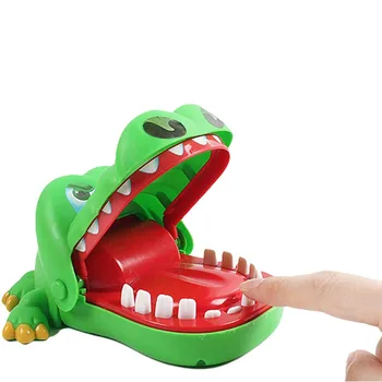 Krokodilo Dantys Žaislai Juokingas Žaidimas Krokodilas Kandžioja Pirštą Žaidimas Žaislai Šalies Prekių Krokodilas Stomatologu Žaidimai Vaikams