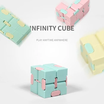 Kubo Galvosūkį Patvarus Išskirtinį Išskleidimo Žaislas Infinity Magic Cube Suaugusiems, Vaikams, Paramos Antistress Nerimas Stalas Žaislas