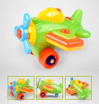 Kūdikių Ankstyvojo Mokymosi Švietimo Žaislas Varžtas Veržlė Grupės Sumontuoti Plastikiniai 3D Puzzle Ardyti Motociklo Vaikams, Žaislai Vaikams