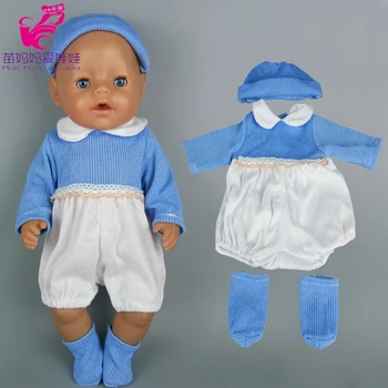Kūdikių Lėlė Berniukas hoody džemperis ir kelnės 17 colių kūdikių lėlės drabužiai kelnės rinkinys