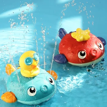 Kūdikių Vonios Žaislai vaikams Purkšti Vandens Dušu Maudytis Baseine Maudytis Žaislai Verpimo Valtis su Žaislų Liūtai Vonia Žaislai Vaikams