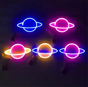 Kūrybiškumo LED Planetos Neoninės Šviesos Visatos Modeliavimas Šviesos Miegamajame, Apdaila, Apdailos Naktį, Šviesos, Patalpų Apšvietimas