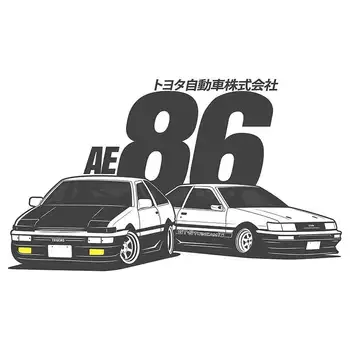Kūrybos 13cm x 7.3 cm AE86 VTR Japonija JDM Automobilių Lipdukai Decalss Motociklo Vandeniui Automobilio Kėbulo Langą Anime Automobilių Lipdukai