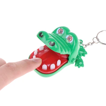 Kūrybos Juokingas Animacinių filmų Burną Dantų Aligatorius Vertus paketų prižiūrėtojų raktinę Vaikų Žaislas Žaidimo Kramtymas Vertus Žaidimas Krokodilas 