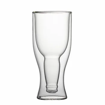 Kūrybos kokteilis wineglass puodelis Dvigubos sienelės bokalų Alaus, vyno Taure Viskio šampano stiklo Kavos puodelio Degtinės puodeliai Butelis stiliaus WF