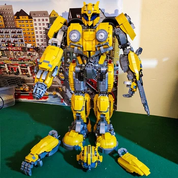 Kūrėjas Ekspertų Idėjas Optimus Transformacijos Robotas Sunkvežimių Ss Modulinių Plytų Bumblebeed Transformationer Blokai Modelis