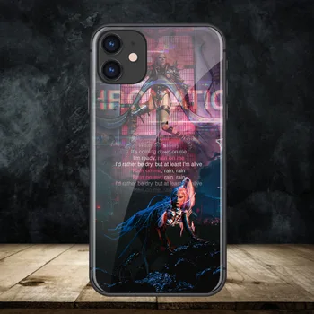 Lady Gaga Chromatica grūdintas stiklas Telefoną atvejais, padengti minkštos silikono atveju iPhone, SE 6 6s 7 8 plus x xr xs 11 Pro max