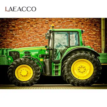 Laeacco Senas Traktorius Sandėlyje Kaimo Haystack Kūdikių Naujagimių Šalis Gimtadienio Foto Fone Fotografijos Fonas Foto Studija