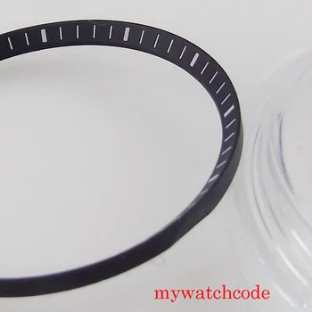 Laikrodis Dalys Atveju Plastikiniai 31.2 mm Skyriaus Žiedas NH35 Judėjimo 45mm Bliger Žiūrėti Atveju
