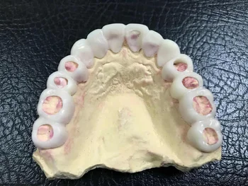 Lanksti PMMA Acetalis Blokai Dalinės dantų Protezų Sistemos , Vita 16 Atspalvių Aišku, Balinimo CadCam Dantų Lab Medžiagos