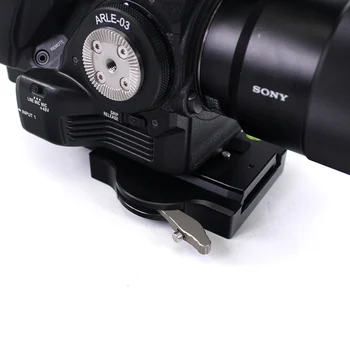 Lanparte 501 Versija Greito Atleidimo Plokštė su Dvigule Saugos Užraktas DSLR Fotoaparatas Įrenginys