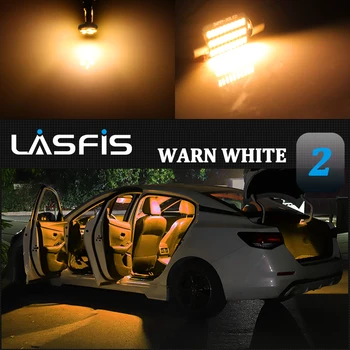 LASFIS Canbus Audi A4, S4, RS4 B5 B6 B7 B8 Sedanas Avant Automobilio LED Interjero Žemėlapis Dome Kamieno Šviesos Kit Auto Licencijos numerio ženklo apšvietimo Žibintas
