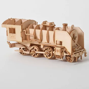 Lazerio Pjovimo PASIDARYK pats burlaivis Žaislai 3D Medinė Dėlionė Žaislo Surinkimas Modelis Medienos Amatų Rinkiniai Stalo Dekoracija Vaikų Vaikai