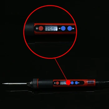 LCD Skaitmeninis Temperatūros reguliatoriumi USB lituoklio 5V 10W Nešiojamų Švino MAIŠELĮ Suvirinimo Perdarymas Įrankiai
