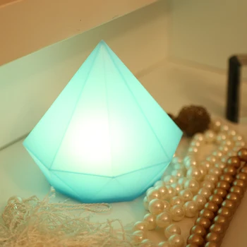 LED Diamond USB Mielas Animacinių filmų Silikono naktinė lempa vaiko Miegamasis Dekoravimui Valentino Dienos, Kalėdų Dovana Nuotolinio Valdymo