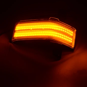 LED Dual-Eilės Juostelės Pusės galinio vaizdo Veidrodis Tekinimo Žymeklio Šviesa, Lempa 12V Tinka Chevrolet Silverado GMC Sierra. 2016 m. 2017 m. 2018 m. 2019 m.