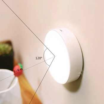 LED Judesio Jutiklis Nakties Šviesos Žmogaus Kūno Indukcijos Šviesos Energijos Taupymo USB Įkrovimą, Miegamasis, Vonios kambarys, Drabužinė Naktį Lempos Karšto Pardavimo