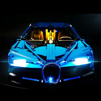 LED Lightaling Šviesa Nustatyti LED Apšvietimo Komplektas 90056 2008 M.6 Bugatti Nustatytus Suderinama 42083