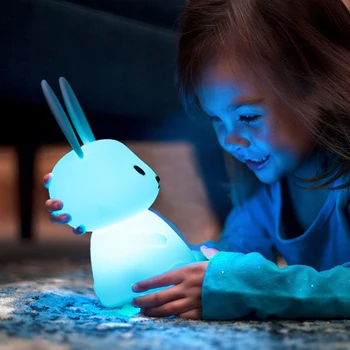 LED Nakties Šviesos Luz Nocturna Infantil Nachtlampje Voor Kinderen Miegamojo Lempa Touch Jutiklio, Kambario Dekoro Mielas Dovana Vaikams Suaugusieji