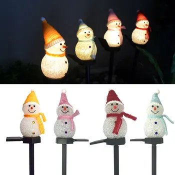 LED Saulės Žibintas Sniego Smaigalys Šviesos Kalėdų Sodo Veją Kelias Kraštovaizdžio Lempos, Prožektoriai, Lauko Apšvietimas, Apdaila Naujųjų Metų