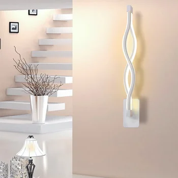 LED Siena Lemputė 16W Šiuolaikinės Paprastas Uždaras Miegamasis, svetainė, Koridorius, Dekoratyviniai Aliuminio Sienos Šviesos