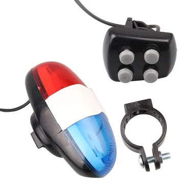 LED Uodega Priekinis Žibintas, Dviračio, Dviratis Dviračių Policijos Signalizacijos Elektros Ragų Bell UK 4 Tonas Elektroninių Ragų Kalnų Dviračių galinio Žibinto