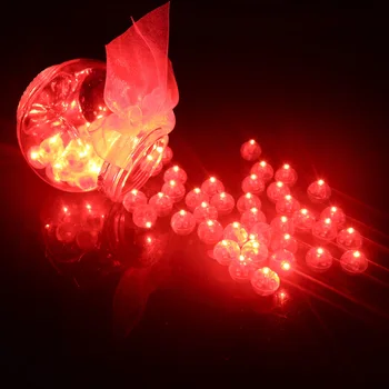 Led Šviesos Kulka Jungiklį Šviesa Mini Lemputės Žėrintis Balionas Baras Šalis Vestuvių Šventė Sodo Puošmena Nemokama Laivas